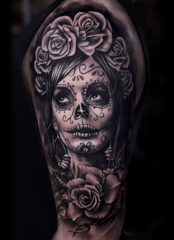 tatuagem-catrina10 tatuagem catrina10