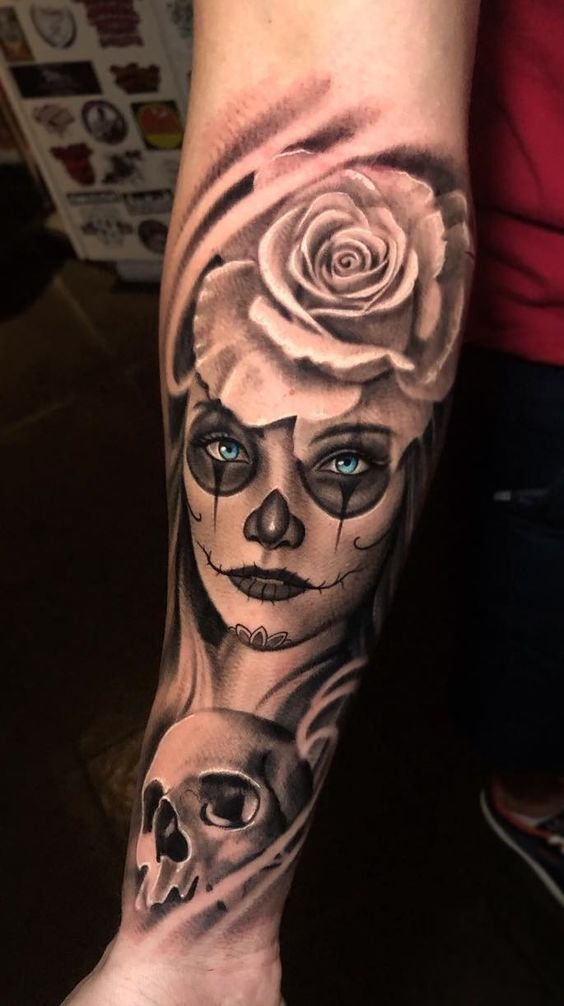 tatuagem-catrina12 tatuagem catrina12