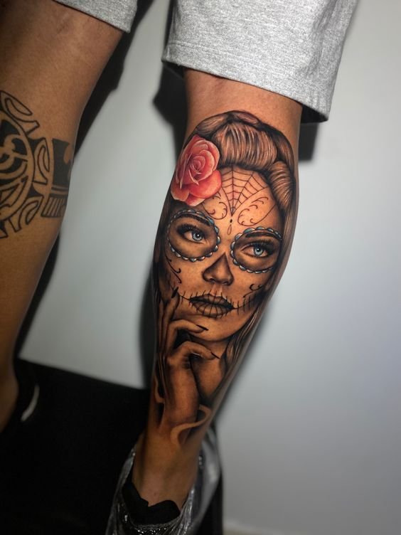 tatuagem-catrina17 tatuagem catrina17