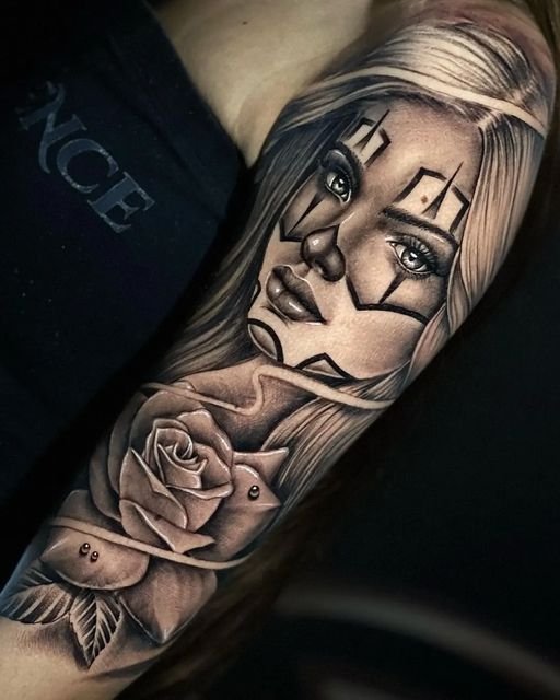 tatuagem-catrina18 tatuagem catrina18