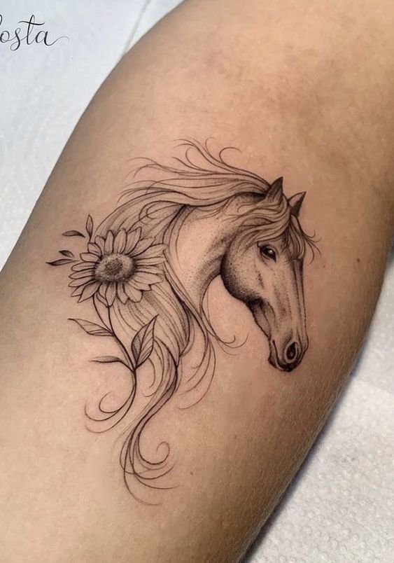tatuagem-de-cavalo15 tatuagem de cavalo15