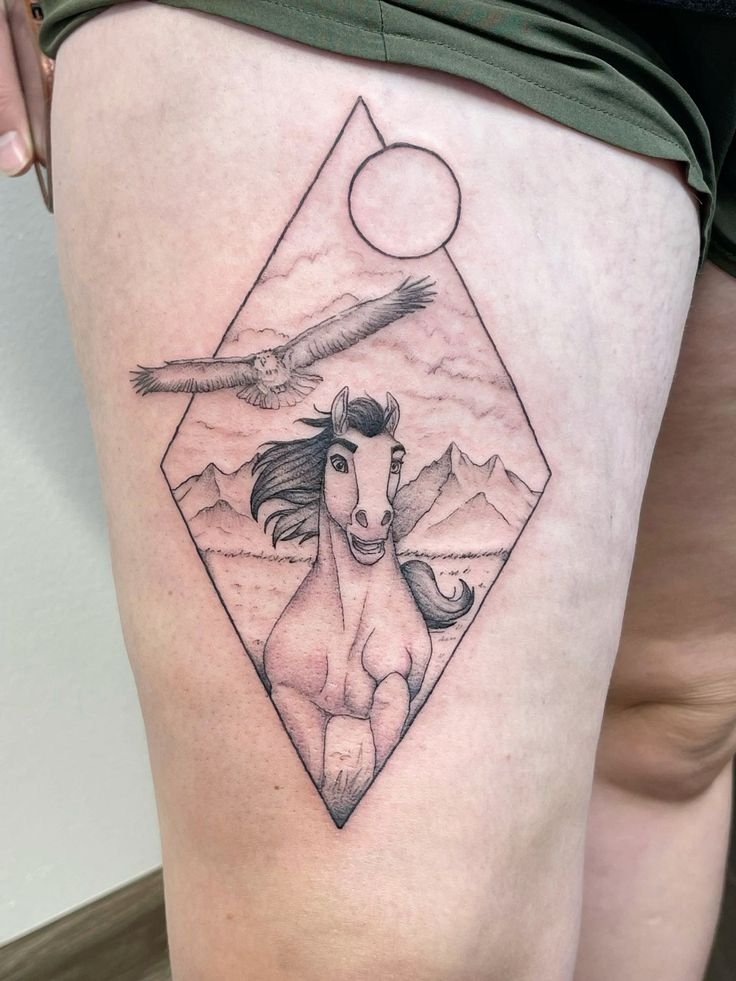 tatuagem-de-cavalo25 tatuagem de cavalo25