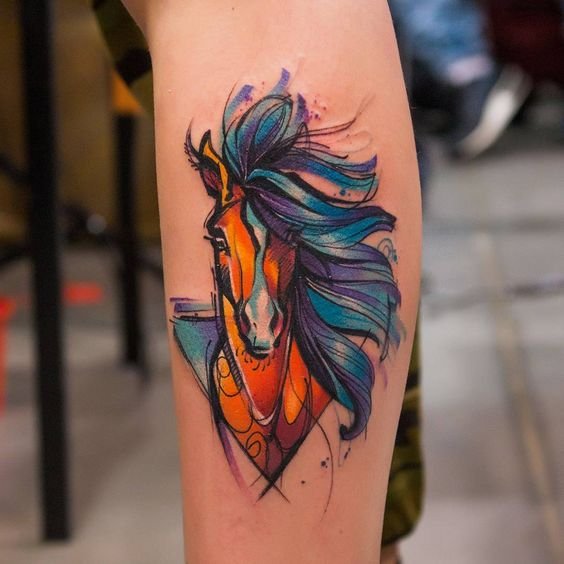 tatuagem-de-cavalo29 tatuagem de cavalo29