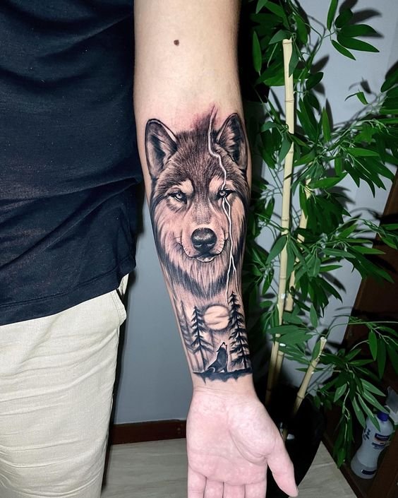 tatuagem-de-lobo06 tatuagem de lobo06