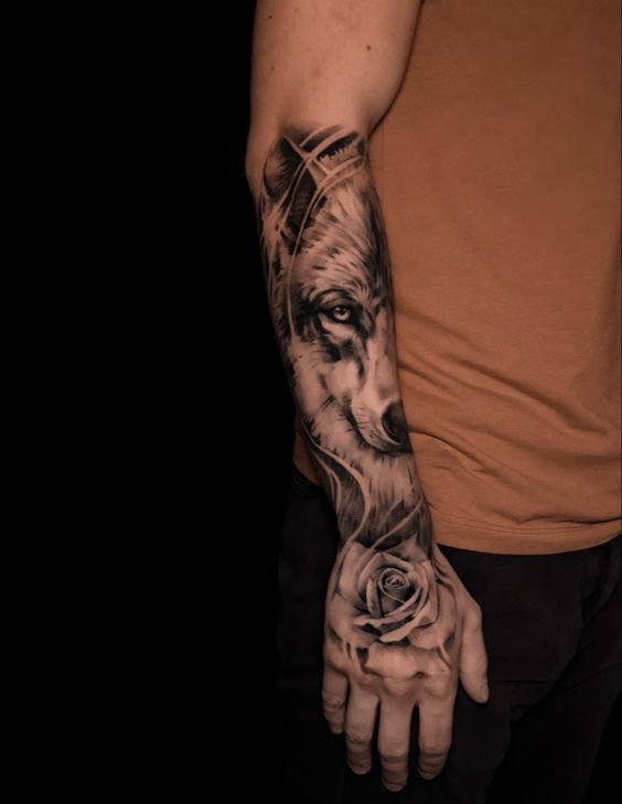 tatuagem-de-lobo09 tatuagem de lobo09