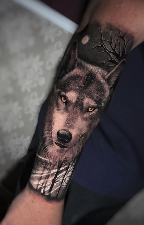 tatuagem-de-lobo10 tatuagem de lobo10