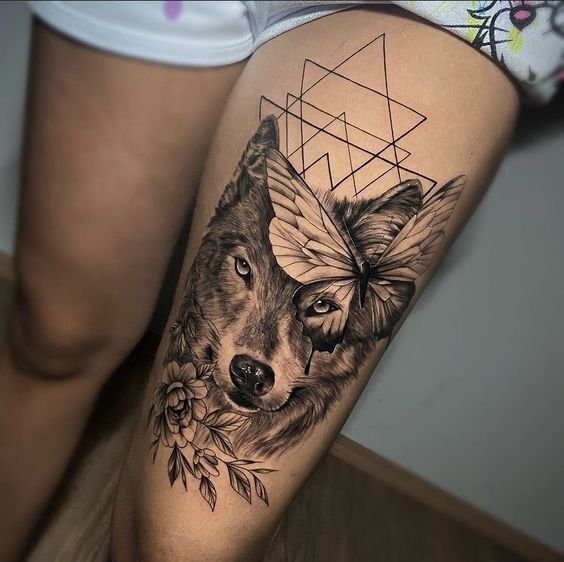 tatuagem-de-lobo25 tatuagem de lobo25