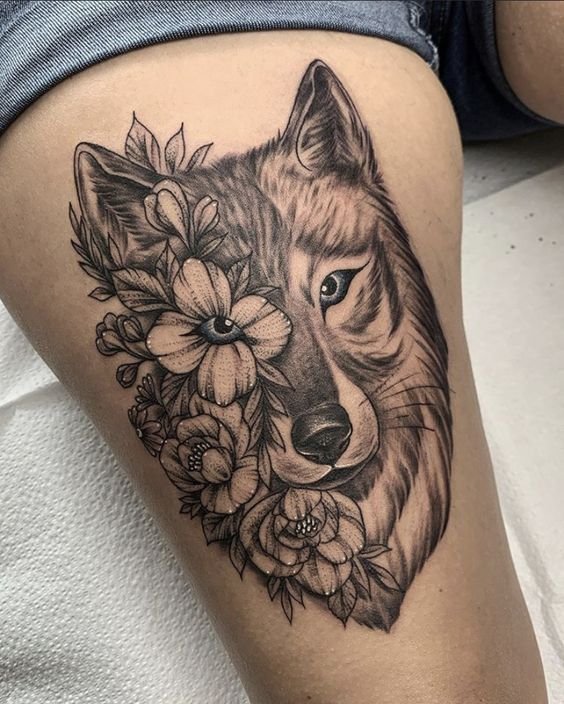 tatuagem-de-lobo26 tatuagem de lobo26