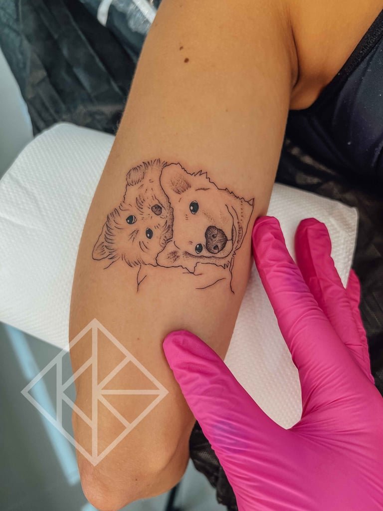 Foto de tatuagem feita por Karine keingeski (@karinearttattoo)