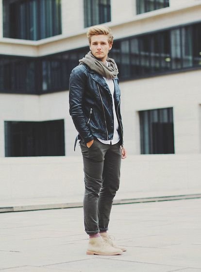 dicas de looks masculinos com bota marrom2528102529