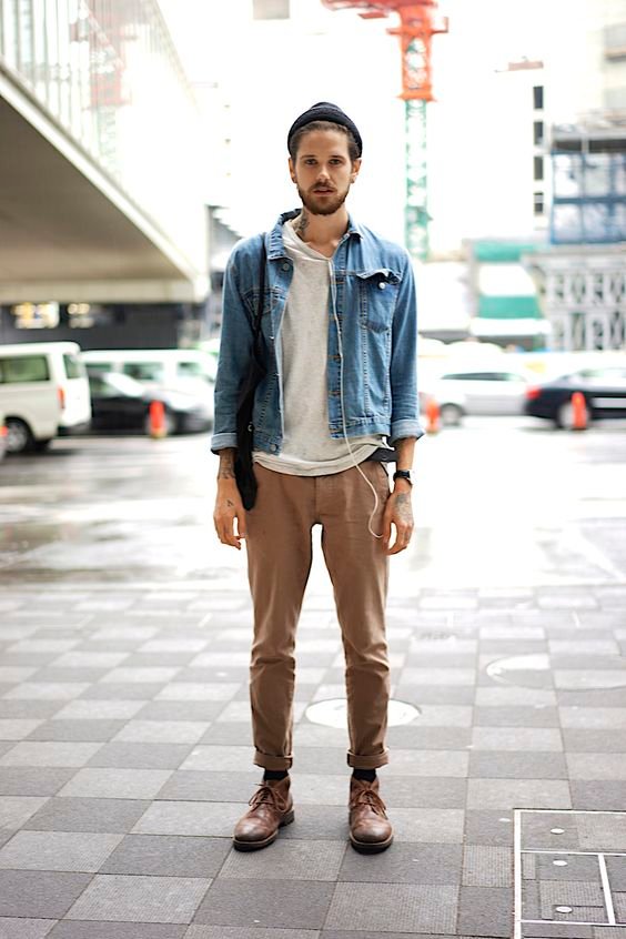 dicas de looks masculinos com bota marrom252872529