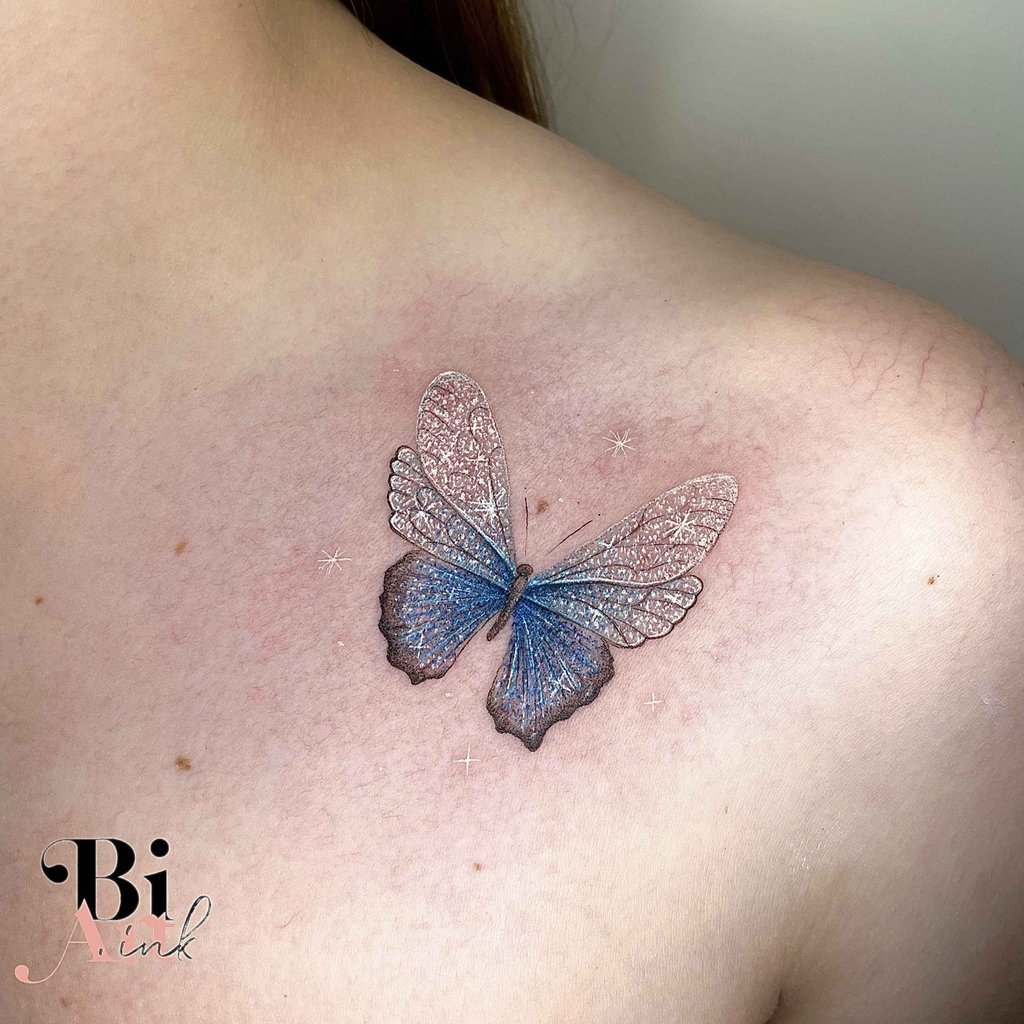 Foto de tatuagem feita por Bianca Mafra (@biart.ink)