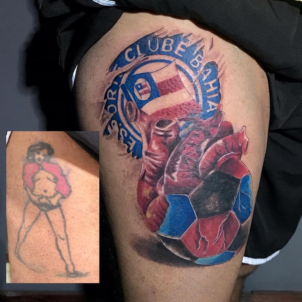 Foto de tatuagem feita por Evora Tattoo (@evoratattoo)