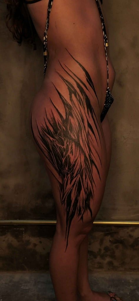 Foto de tatuagem feita por Felipe Colaço (@corpse.ink)