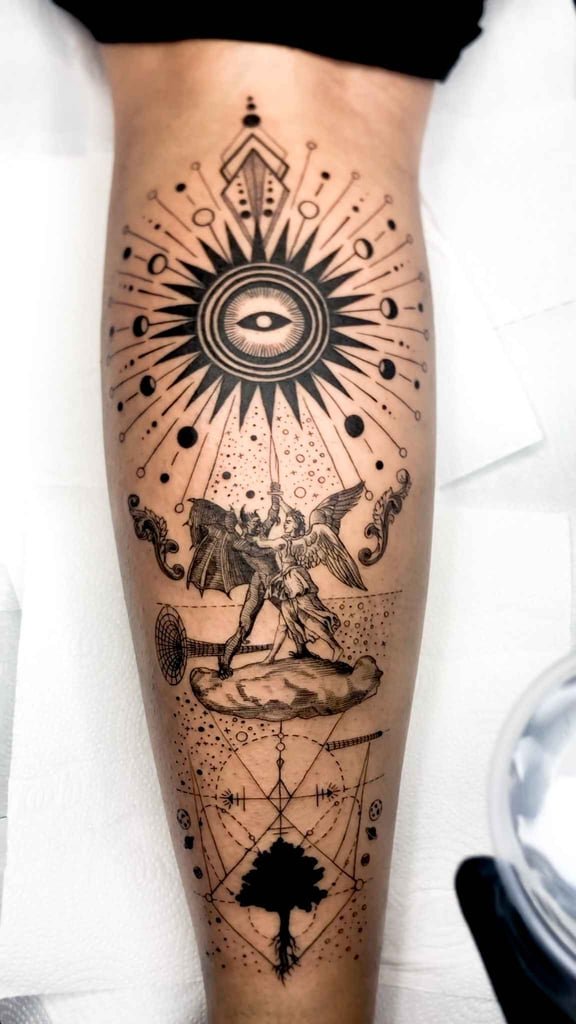 Foto de tatuagem feita por Ricardo Cisco (@ricardocisco.tattoo)