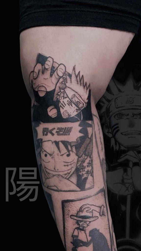 Foto de tatuagem feita por Paula Yang (@paulayaang)