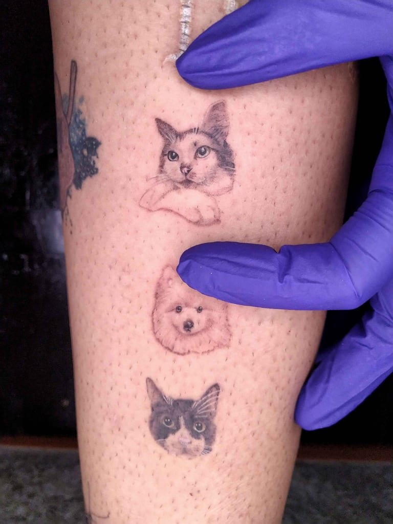 Foto de tatuagem feita por Bianca França (@biancatattoos)