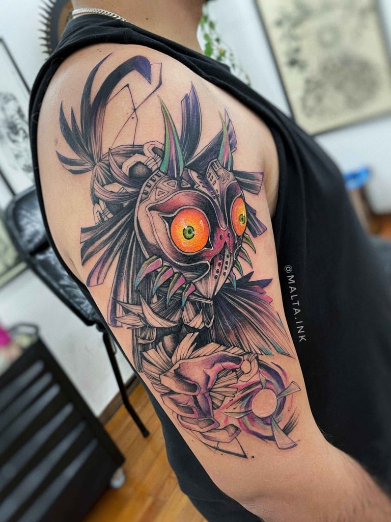 Foto de tatuagem feita por Malta (@malta.ink)