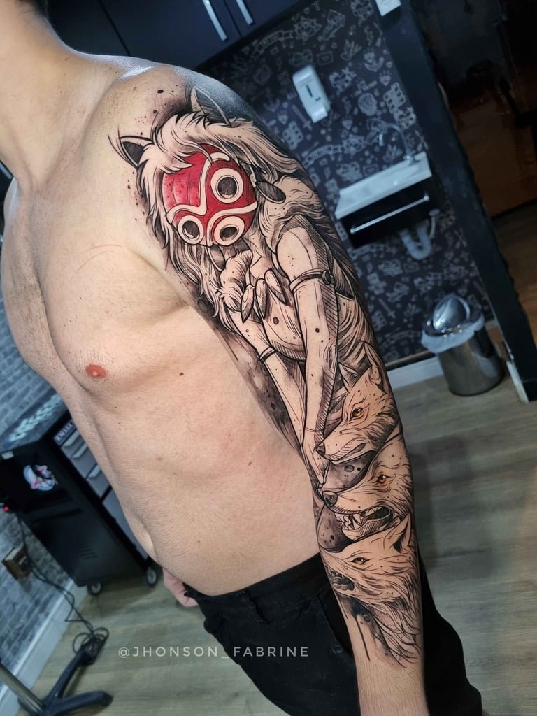 Foto de tatuagem feita por Jhonson Fabrine (@jhonson_fabrine)