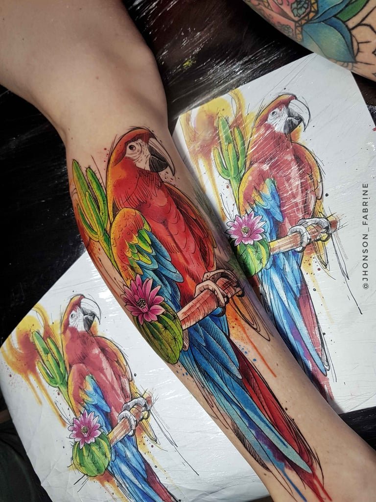 Foto de tatuagem criada por Jhonson Fabrine (@jhonson_fabrine)