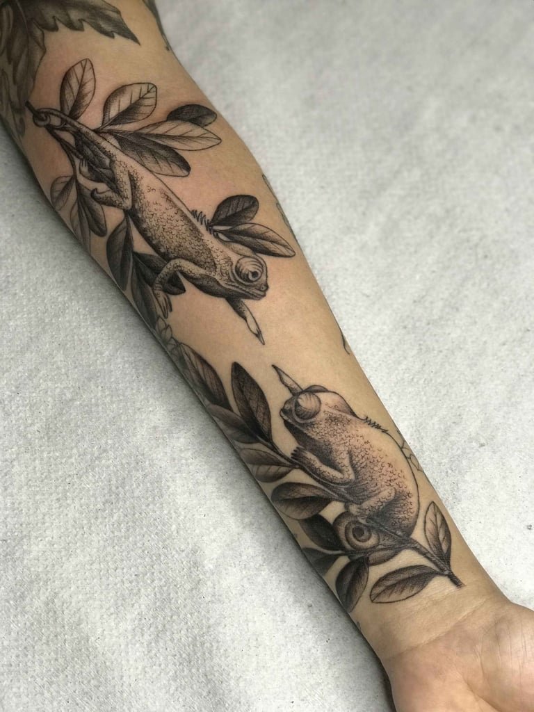 Foto de tatuagem realizada por Paloma Azevedo (@palomazvdo)