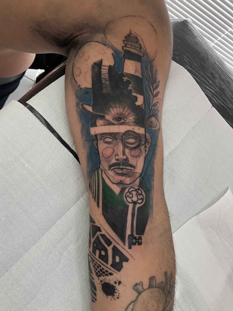 Foto de tatuagem feita por Rodolfo Nascimento (@rodolfotattoo)