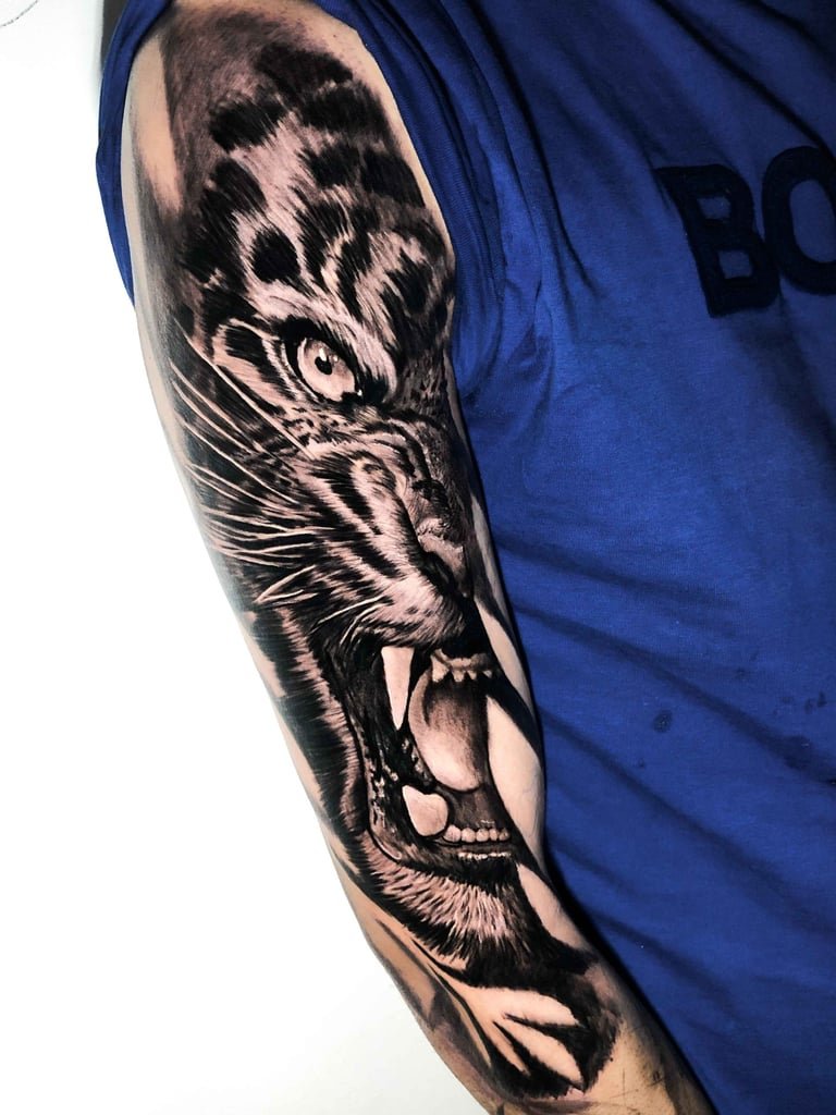 Foto de tatuagem feita por Bruno Beltrami (@beltramitattoo)