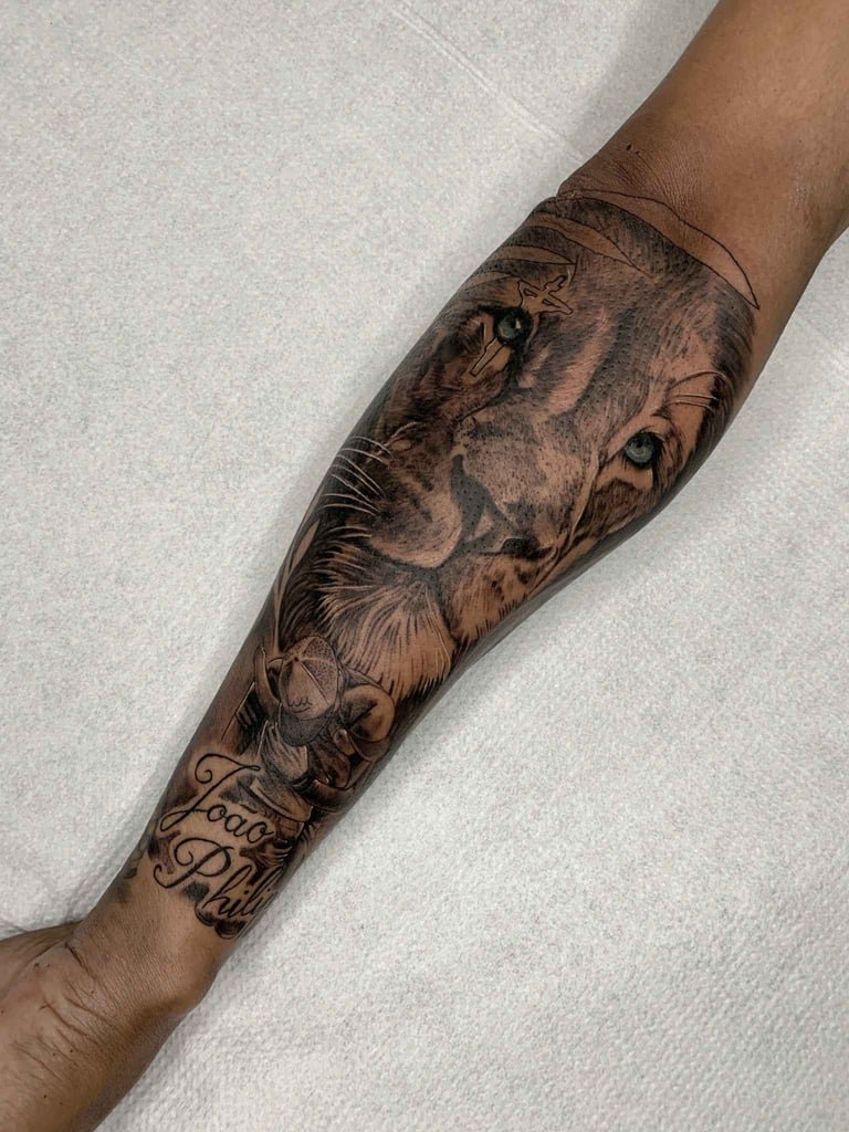 Foto de tatuagem feita por Bruno Candido (@brunoctattoo)