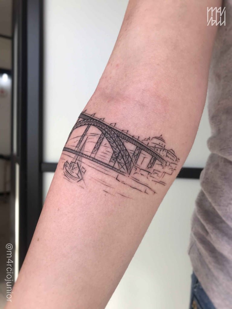 Foto de tatuagem feita por Marcio Valle (@m4rciojunior)