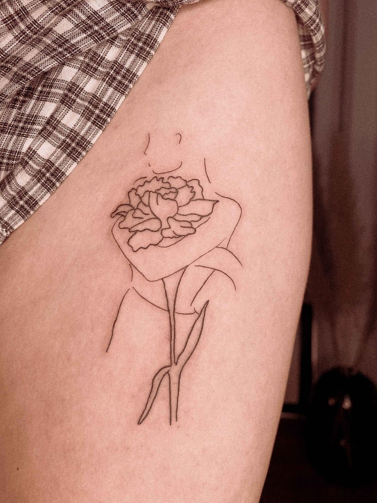 Foto de tatuagem feita por Mariele Ramos (@pode.ser.aham)