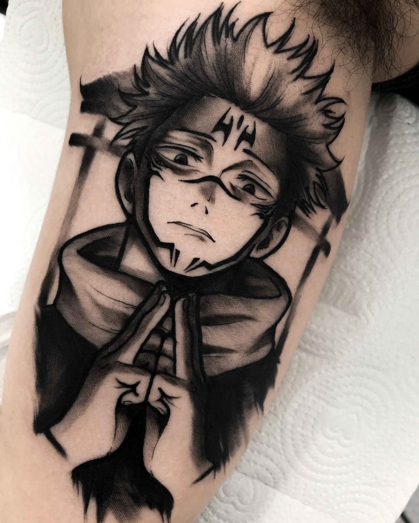 Foto de tatuagem feita por Sérgio Miron (@sergiomironttt)