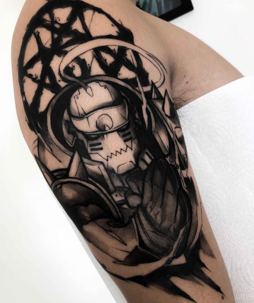 Foto de tatuagem feita por Sérgio Miron (@sergiomironttt)