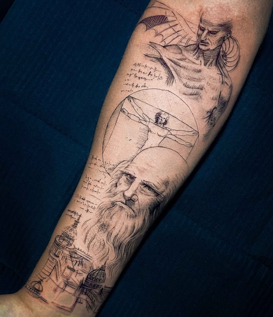 Foto de tatuagem feita por Apollo (@ink.apollo)