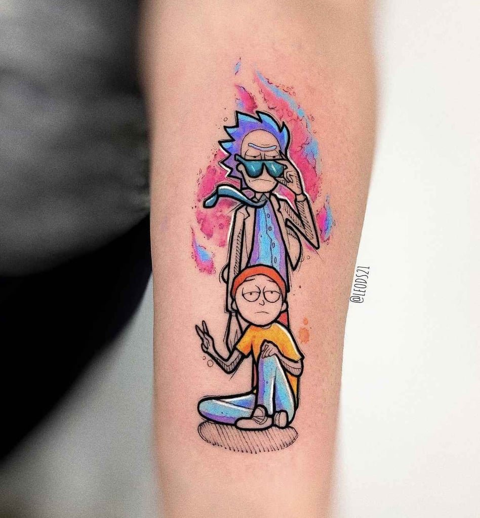 Foto de tatuagem feita por Léo Dionizio (@leods21)