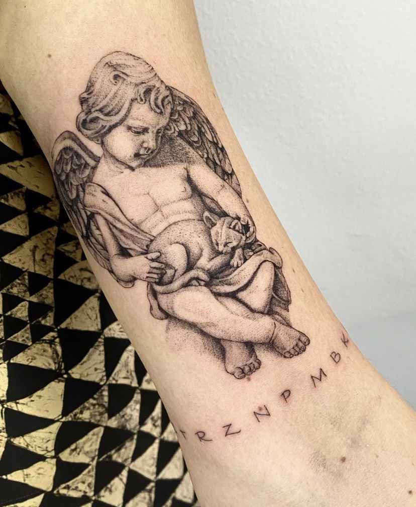 Foto de tatuagem feita por Jéssica Fernandes (@jessicafernandestattoo)