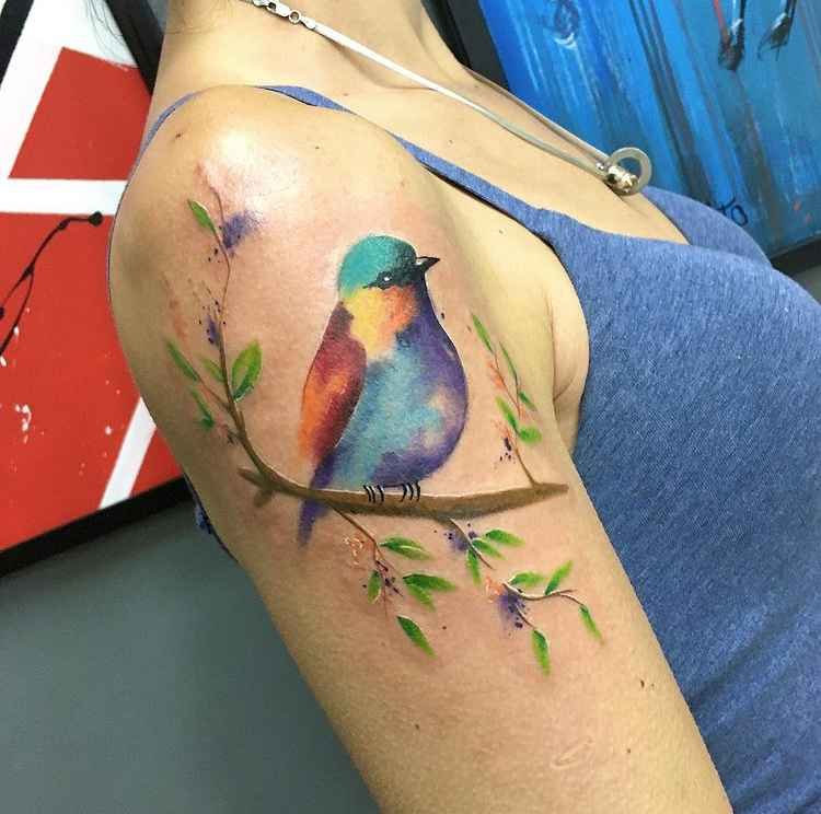 Foto de tatuagem feita por NandoSato (@nandosato.art)