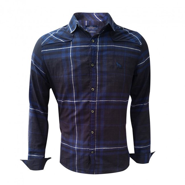 camisa masculina slim fit xadrez acostamento 1
