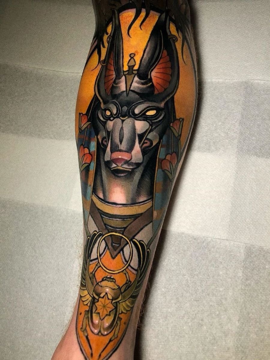 significado da tatuagem de anubis 45