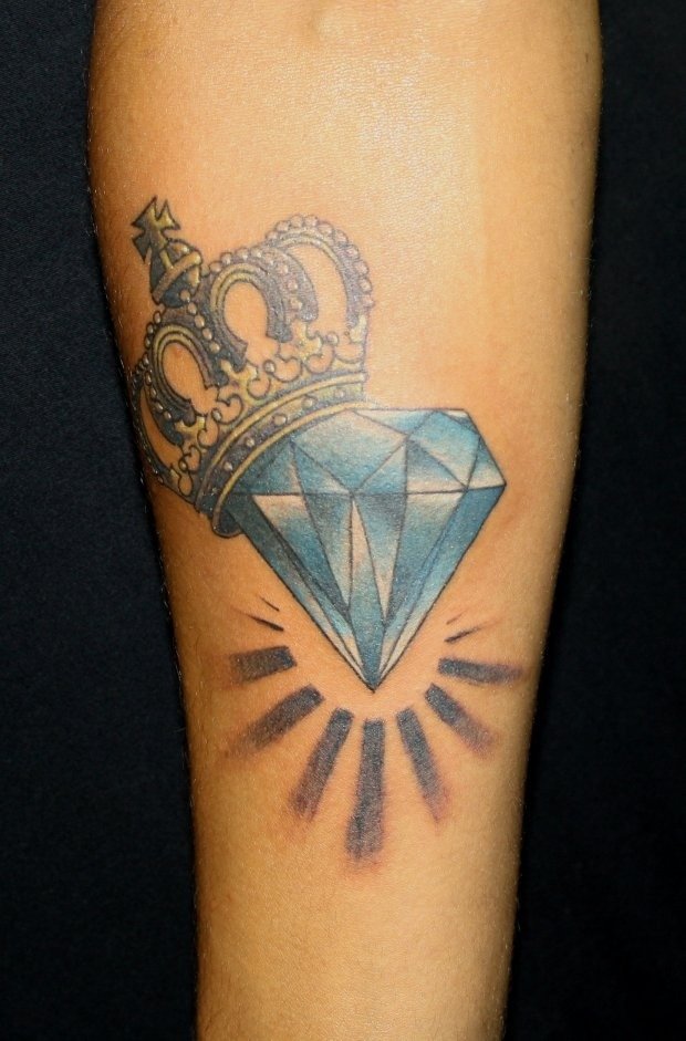 Significado da tatuagem de diamante