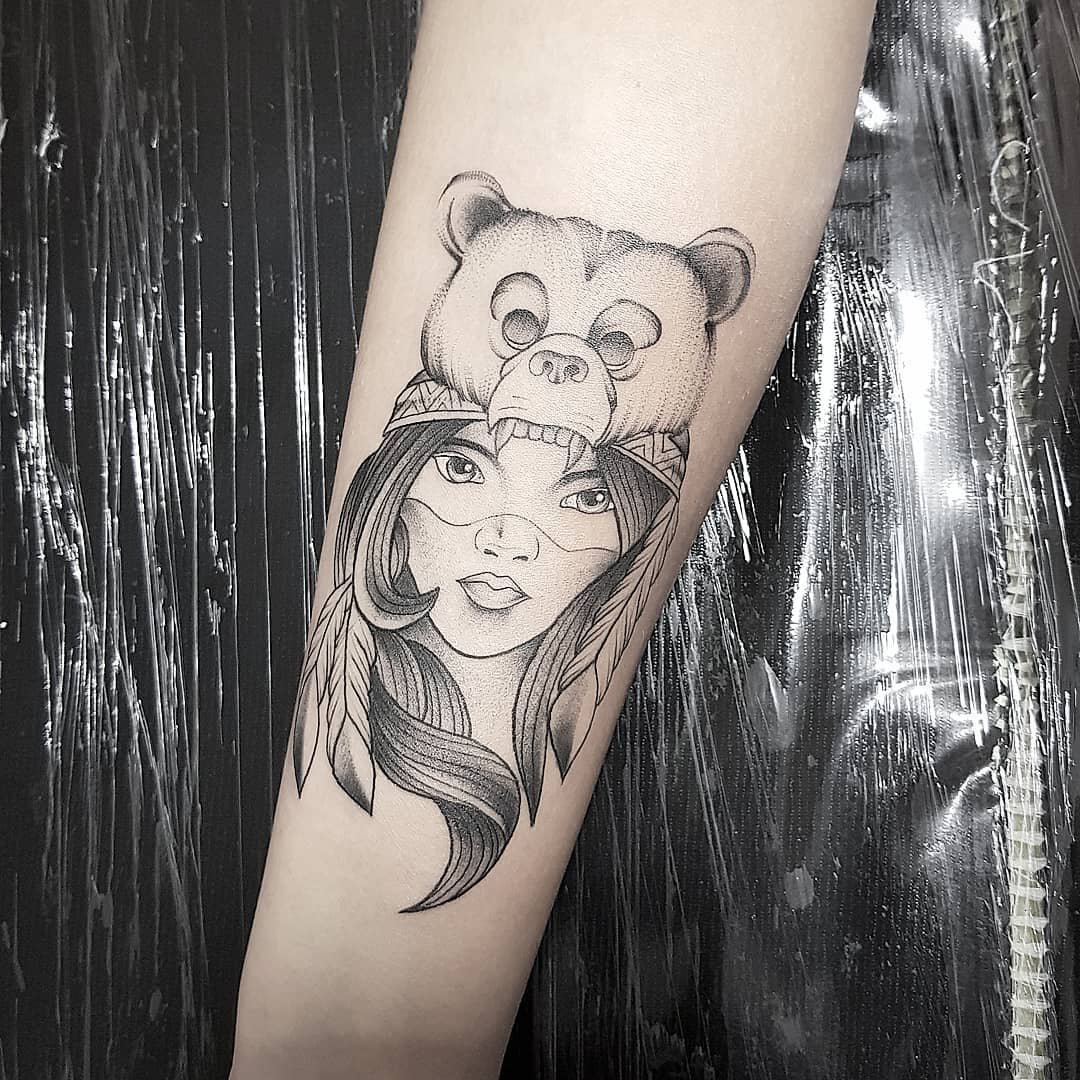 significado da tatuagem de urso 10