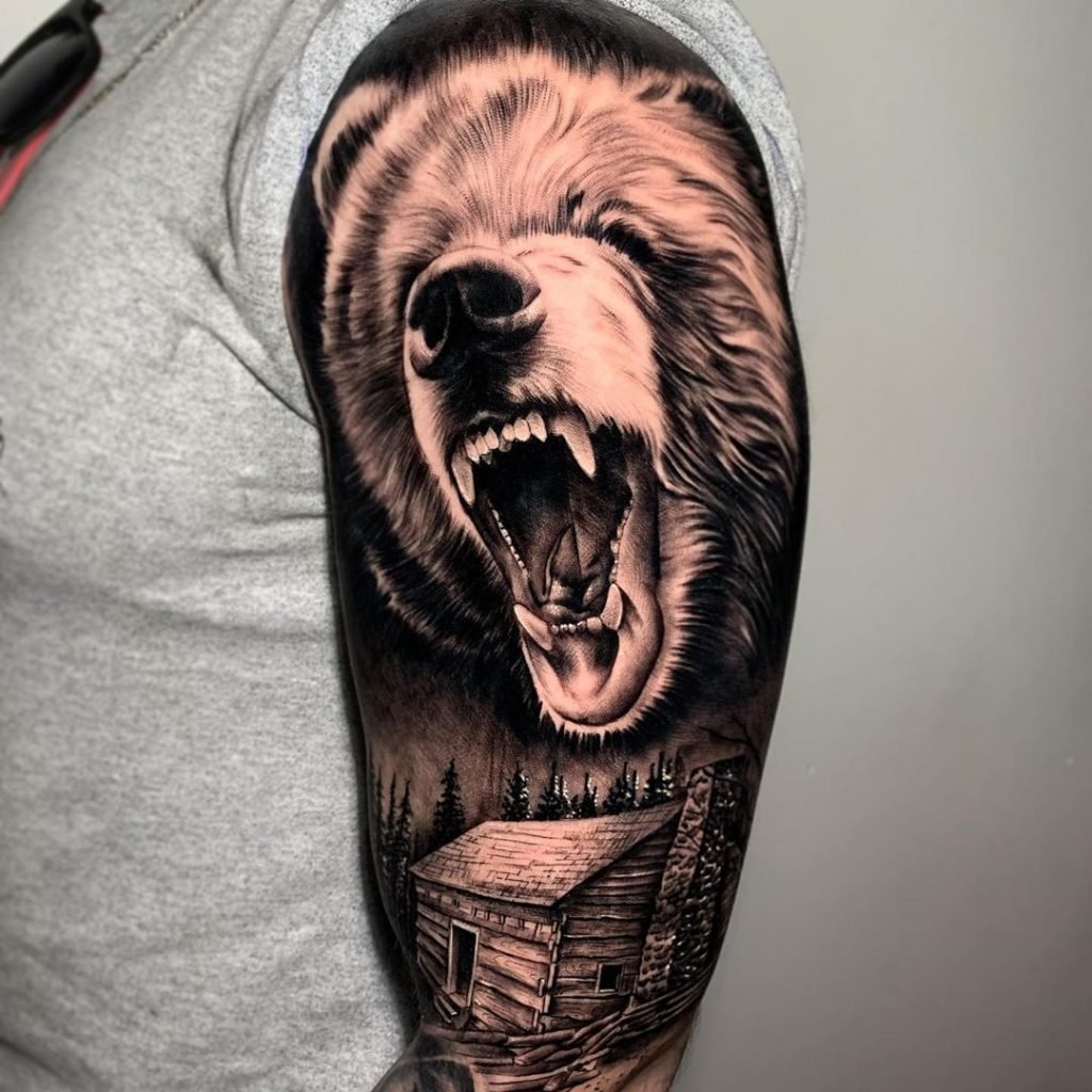 significado da tatuagem de urso 27