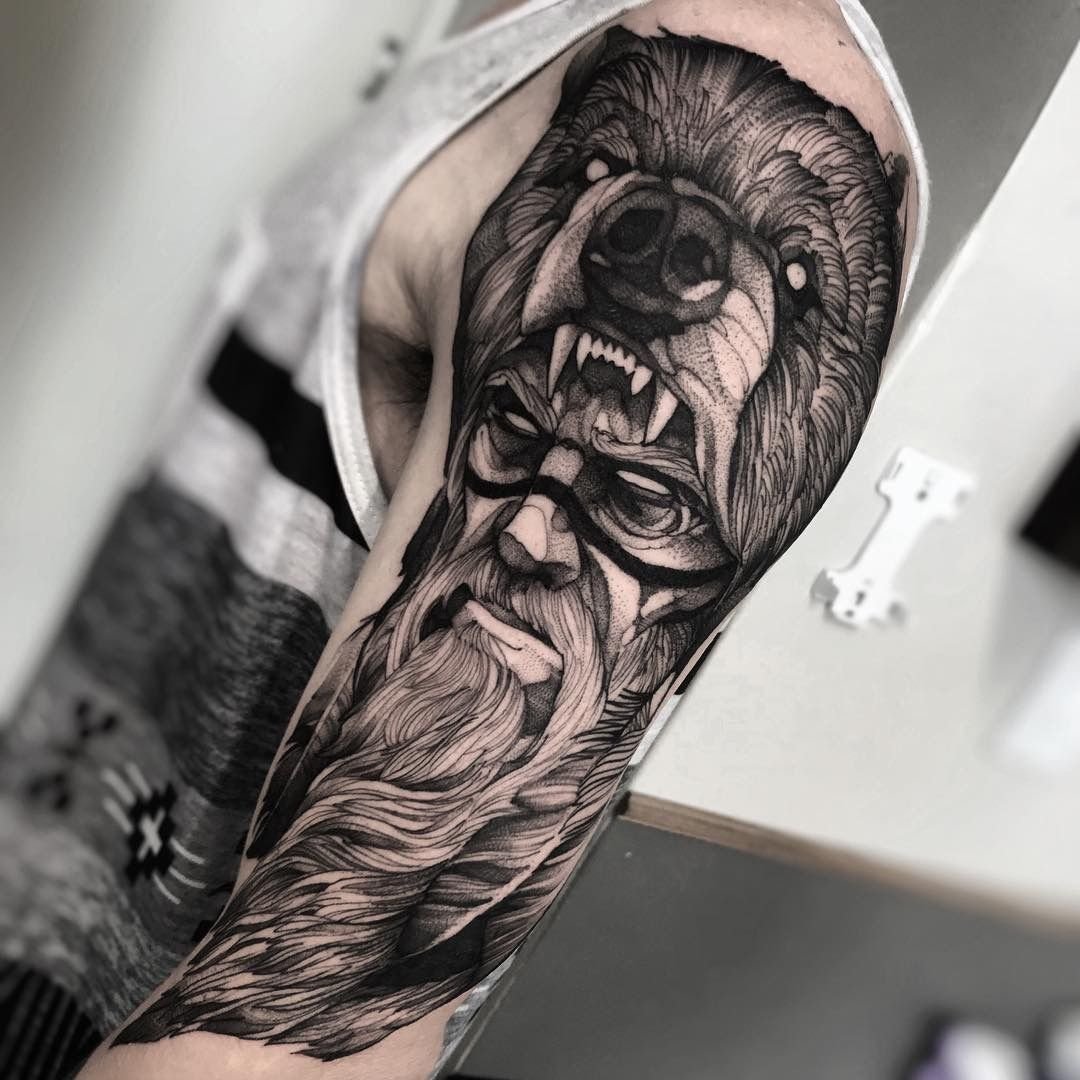 significado da tatuagem de urso 32