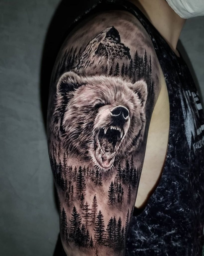 significado da tatuagem de urso 33