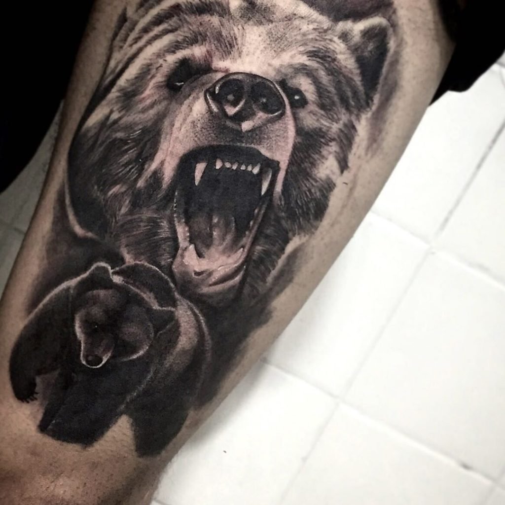 significado da tatuagem de urso 53