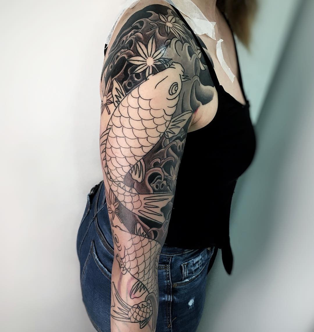 significados da tatuagem de carpa 3