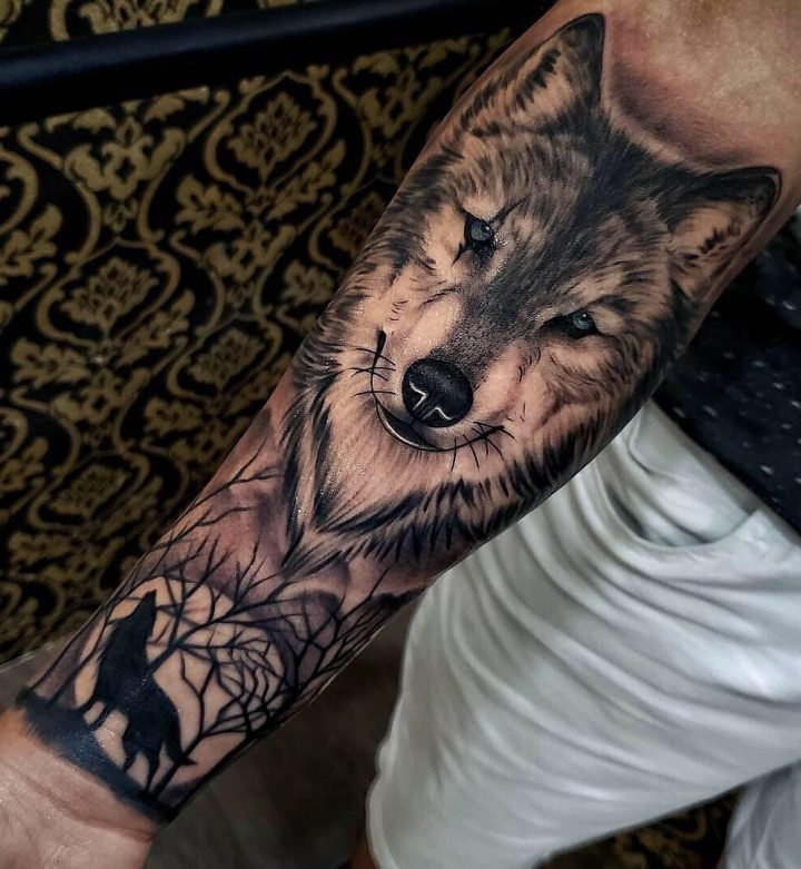 Significados da tatuagem de lobo