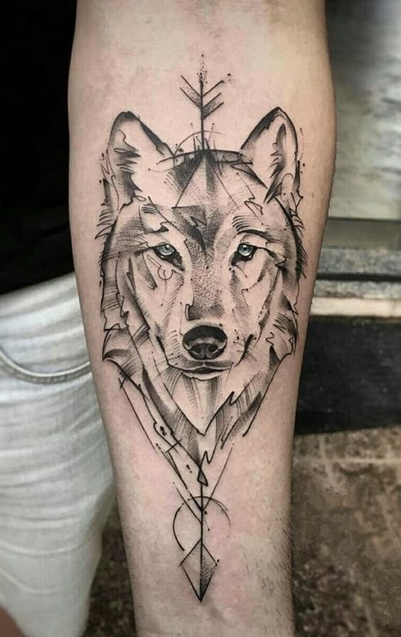 significados da tatuagem de lobo 34