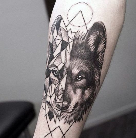 significados da tatuagem de lobo 35