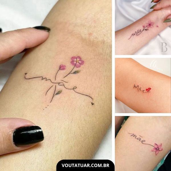 tatuagem homenagem a mae