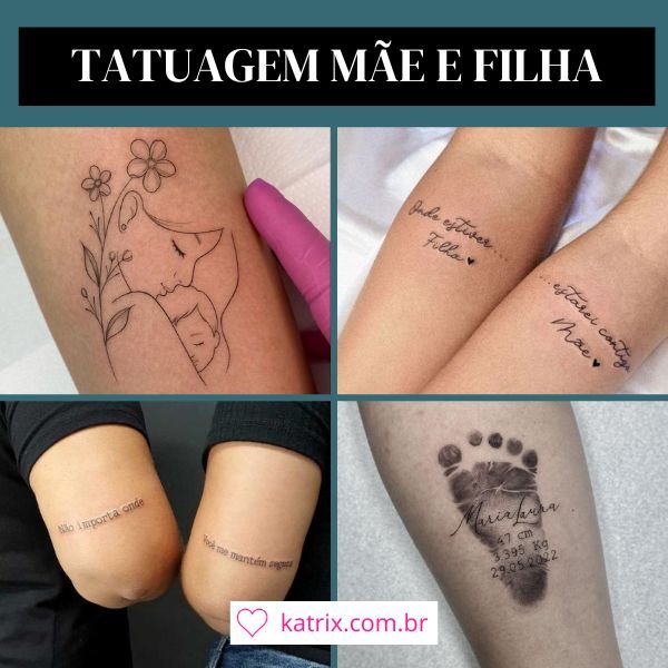 tatuagem mae e filha
